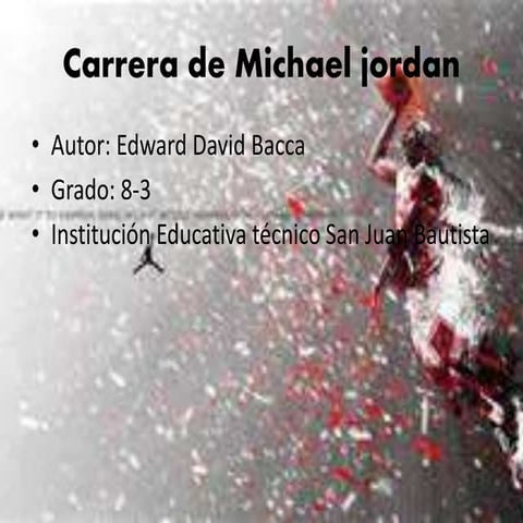 CARRERA DE MICHAEL JORDAN