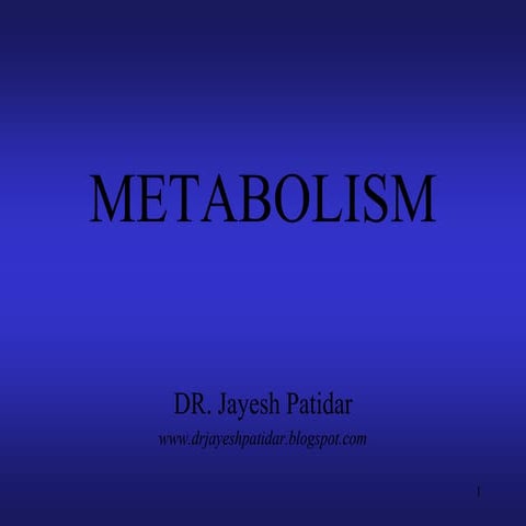 Metabolism