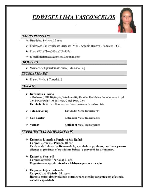 Edwiges lima vasconcelos