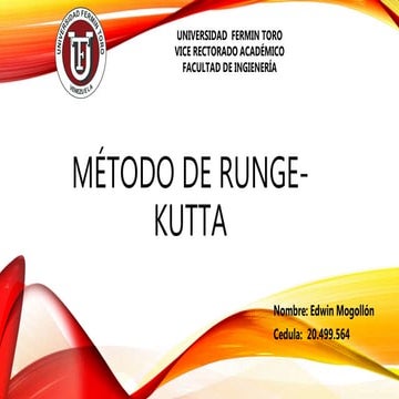 Grupo 5 - Método de Runge Kutta de cuarto orden PRESENTACION.pptx