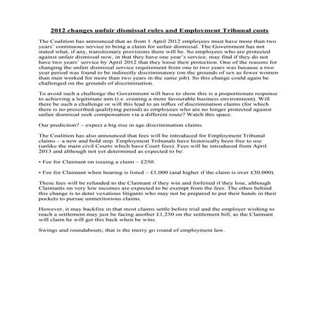 Edwin coe solicitors   employment tribunal costs