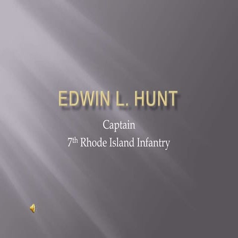 Edwin l hunt | PPTX