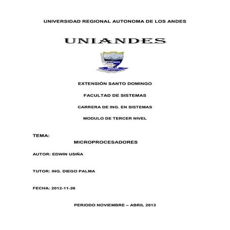 Microprocesador 