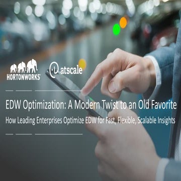 EDW Optimization: A Modern Twist on an Old Favorite