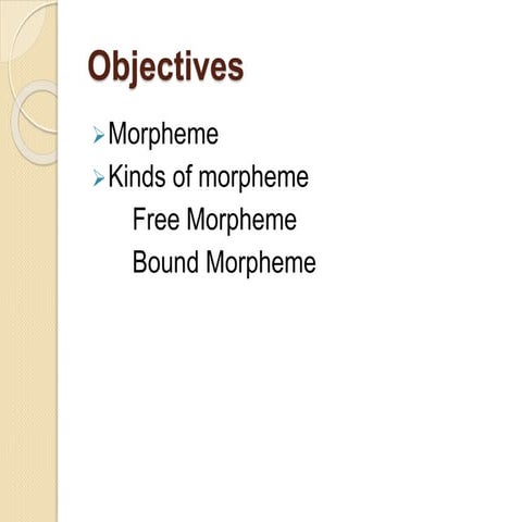 Morpheme | PPT