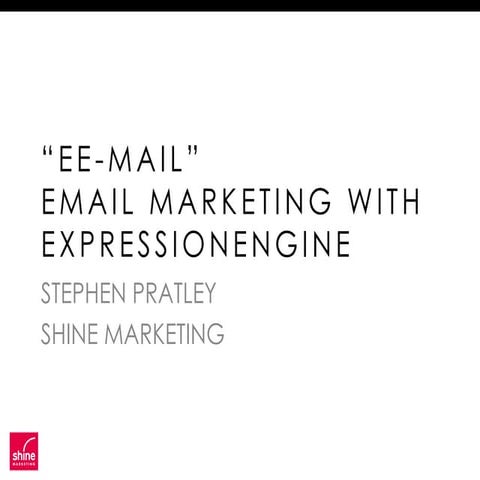 EE-Mail - Email Marketing with the ExpressionEngine CMS