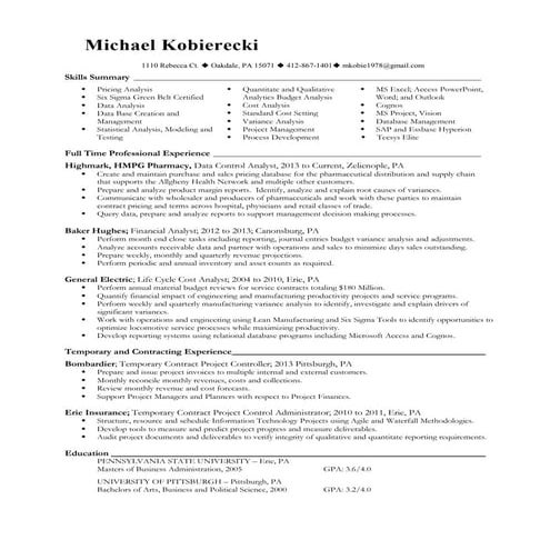 Resume MKobierecki 112014