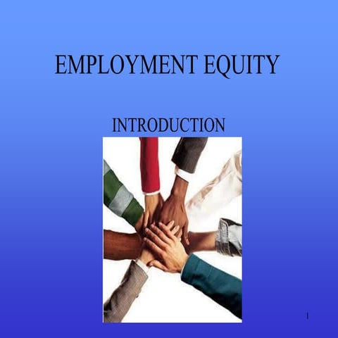 Employment Equity Training