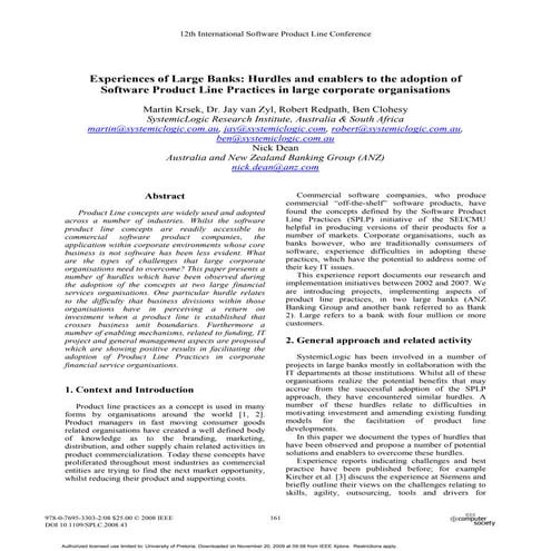 _03 Experiences of Large Banks