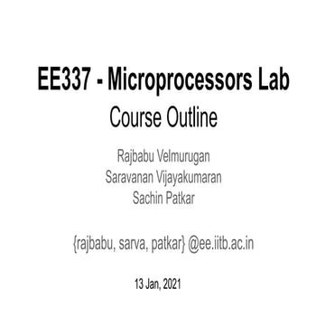 EE337 Course introduction 2021