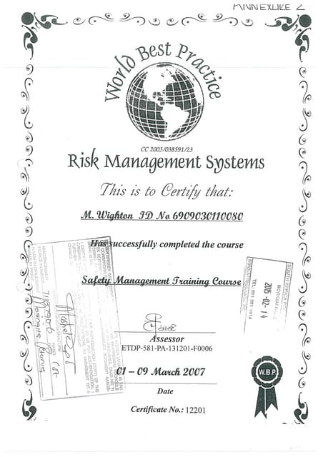 SACPCMP Registration Certificate | PDF