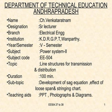 Line structurer for line transmission and distribution