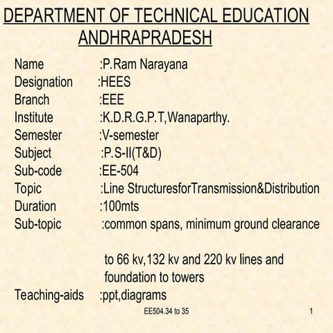 Line structures  transmission and distribution 2