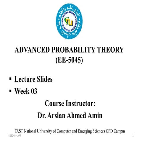 Comprehensive Introduction to Random Variables in Advanced Probability ...