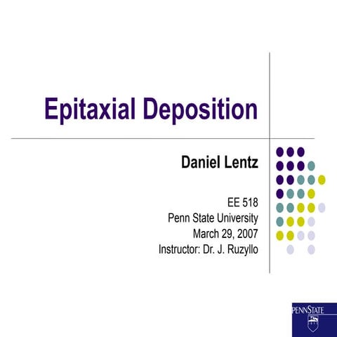 Ee518 Epitaxial Dep.S07