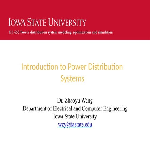 EE653 Introduction to Distribution Systems.pptx