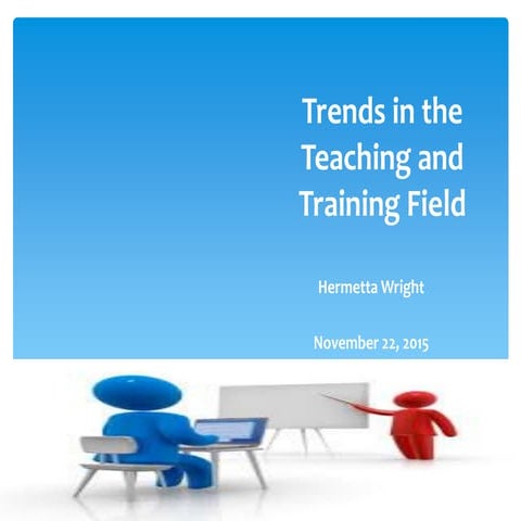 Orientation to Grad Studies trends in teaching  Power Point 2010  .hwright