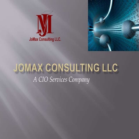 JoMax Consulting Introduction  