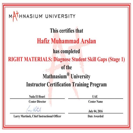 Diagnoste students skills gaps_Cert 1