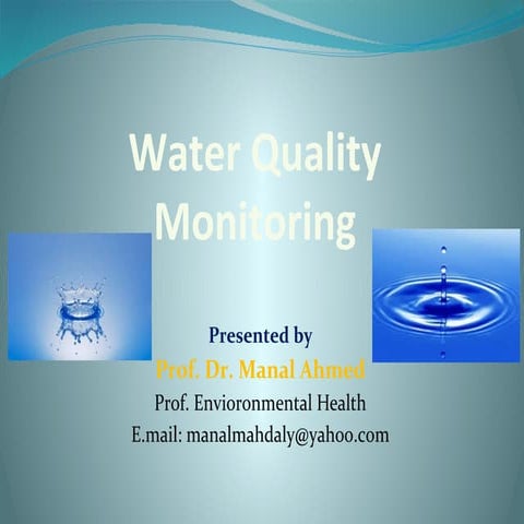 Water Quality Monitoring