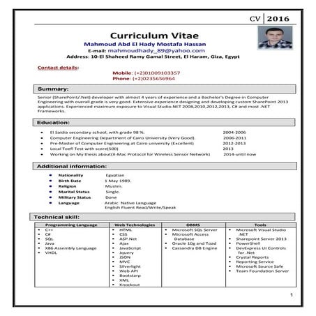 Mahmoud+Abd+ElHady-CV-2016