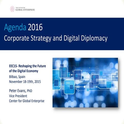 Agenda 2016: Corporate Strategy and Digital Diplomacy