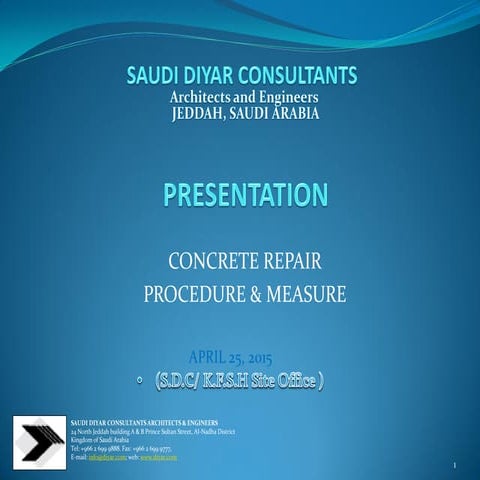 Concrete Repair Presentation Current | PDF