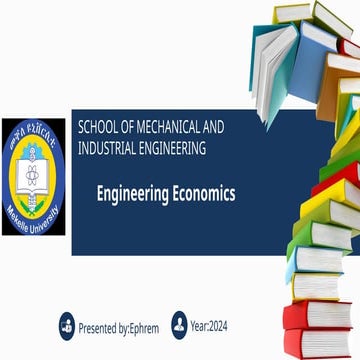 Engineering Economics  CHAPTER one..pptx