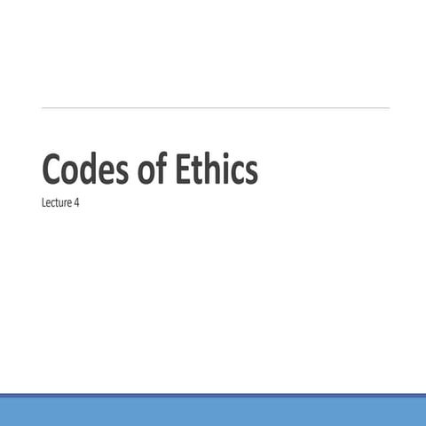 Code of Ethics in Engineering for public safety