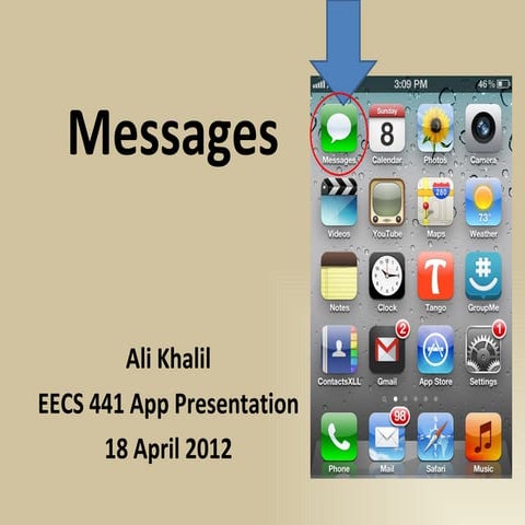EECS 441 iPhone Messages App Presentation