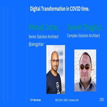 Digital Transformation in COVID time