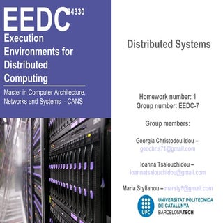 EEDC - Distributed Systems