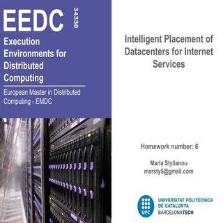 Intelligent Placement of Datacenter...