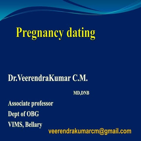 pregnancy dating, assessment gesational age