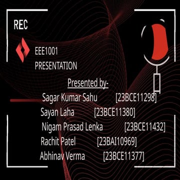 presentatio of electical engineer of topic on problem