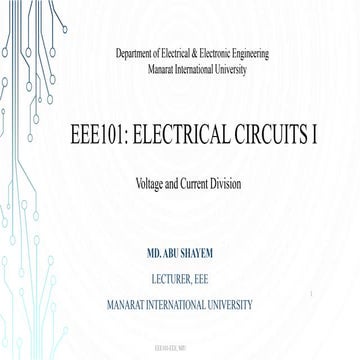 EEE101_Voltage and Current Division.pptx