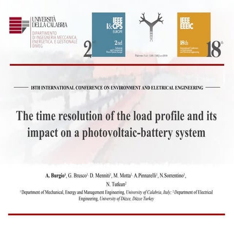 The time resolution of the load profile and its impact on a photovoltaic-battery system
