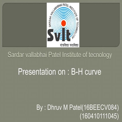 B-H curve (hysteresis loop)