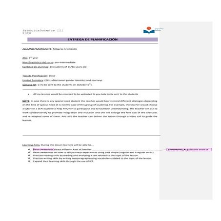 Aromando  -planificacion_-_didactic_unit_2_-_pass