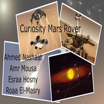Curiosity - mars rover | PPTX