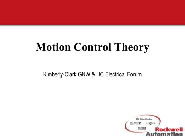 Motion Control Theory. servomotor