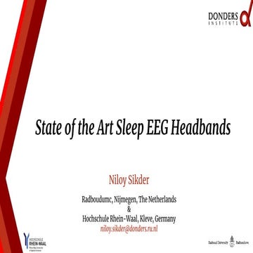 State of the Art Sleep EEG Headbands for Sleep Recording