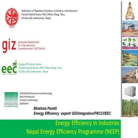 Energy Efficiency in Steel Rolling Mills of Nepal | PPT