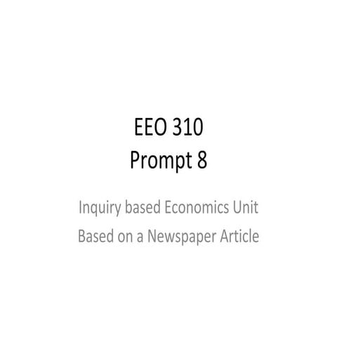 Eeo 310 poverty