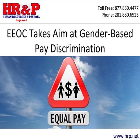 EEOC Takes Aim at Gender-Based Pay Discrimination