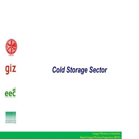 Energy Efficiency in Cold Storages of Nepal | PPTX