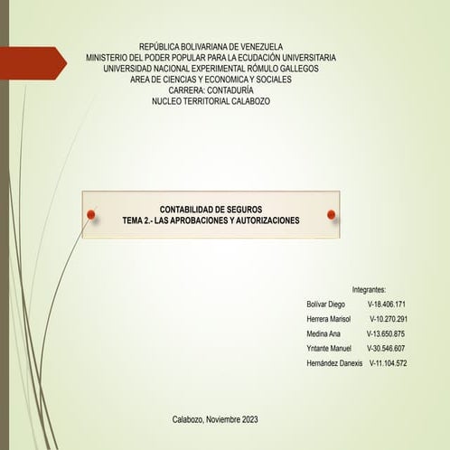 Tema 11. empresas de seguro y reaseguro | PPT