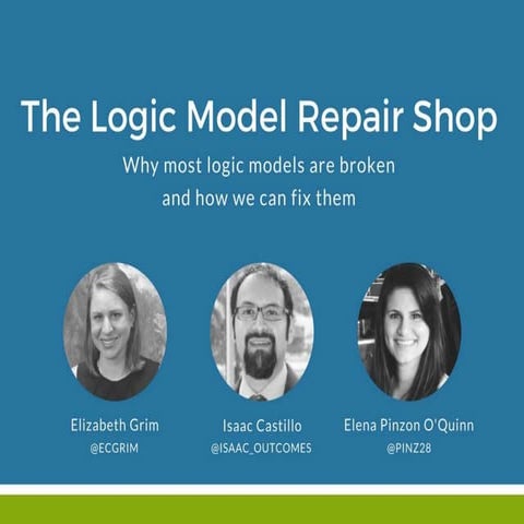 The Logic Model Repair Shop: An Introduction to 3D Logic Models.
