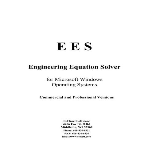 Cara menggunakan software Engineering Equations Solver