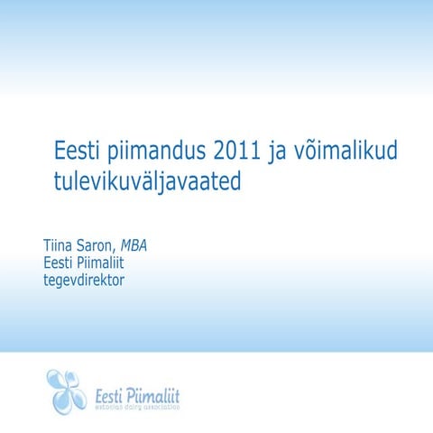 Eesti piimasektori 2011
